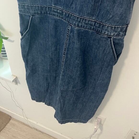 Universal Thread Blue Denim Mini Dress Size 14 - Picture 3 of 7